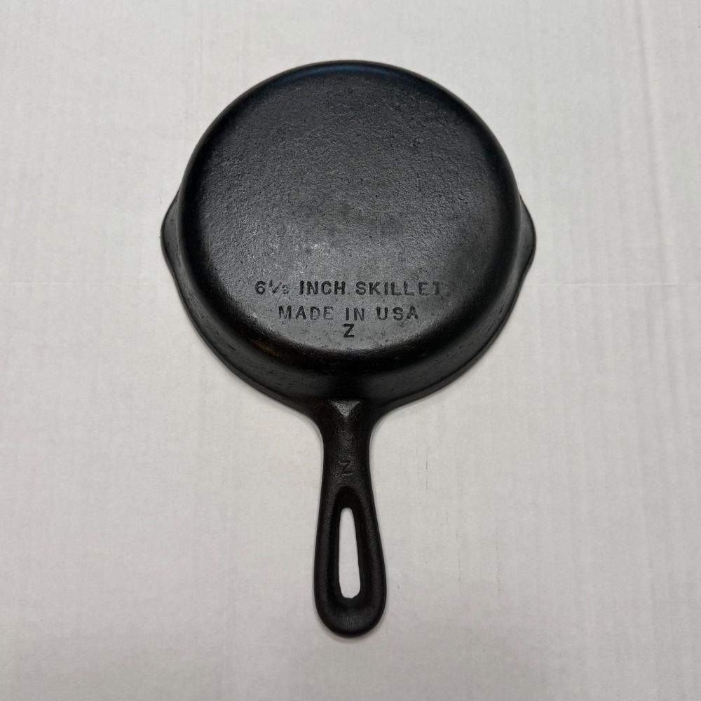 Lodge Cast Iron Skillet 3 6.5 Inch Pan Made in USA Vintage Black Frying Cookware